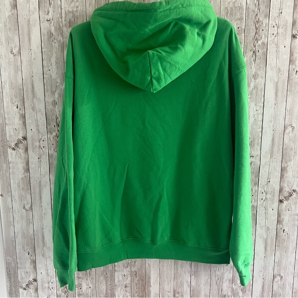 Disney Mickey and Minnie Christmas Hoodie Sweatshirt Green XL - Picture 4 of 4